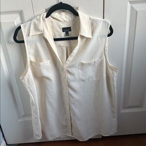 Talbots Cream Blouse